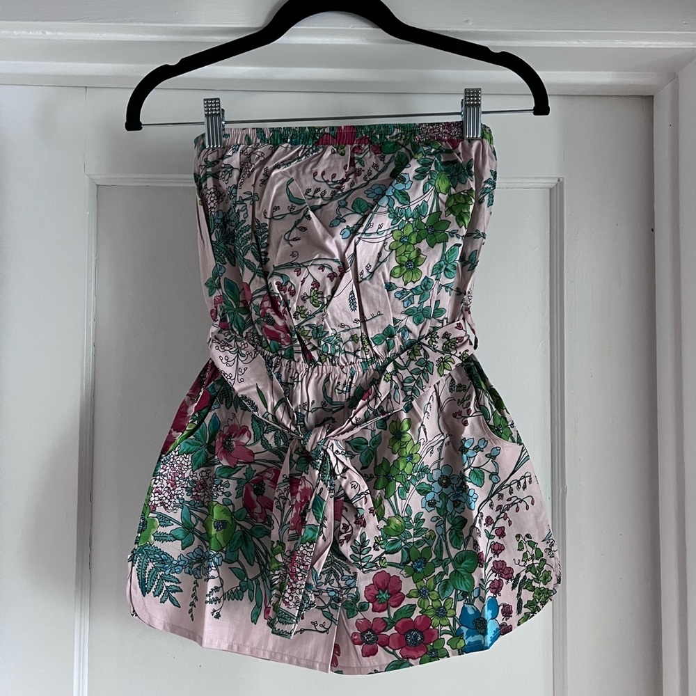 3/6 Plum Pretty Sugar Floral Romper - Brand New